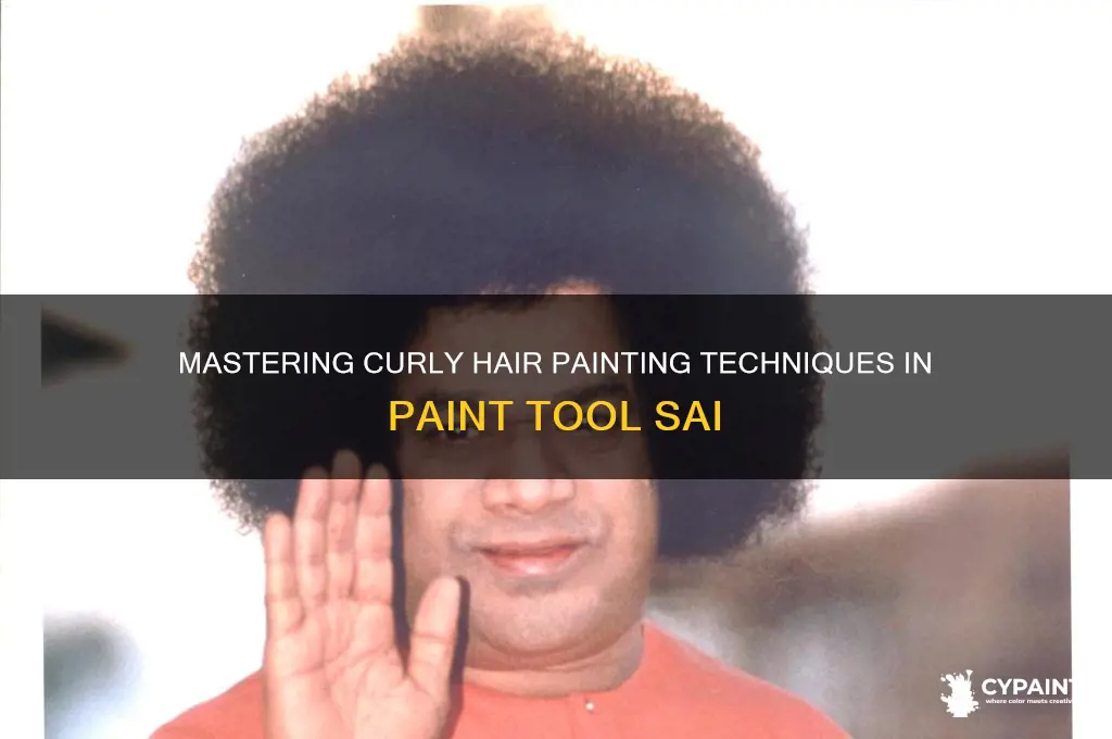 how to paint curly hair paint tool sai