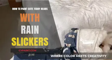 Paint Adorable Teddy Bears in Rain Slickers