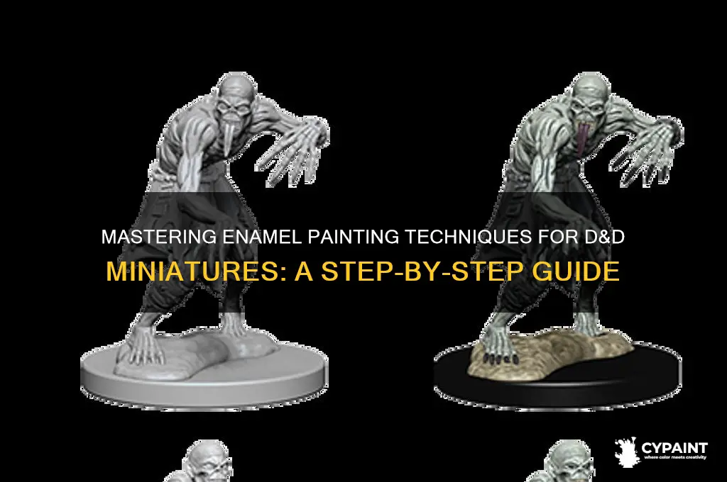 how to paint d and d miniatures enamel