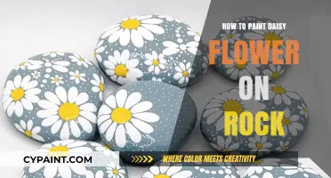Creative Rock Painting: Easy Steps to Paint Daisy Flowers