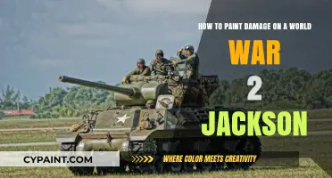 Restoring History: Painting Damage on a WWII Jackson Tank