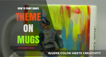 Creative Mug Painting: Capturing Dance Themes with Color and Movement