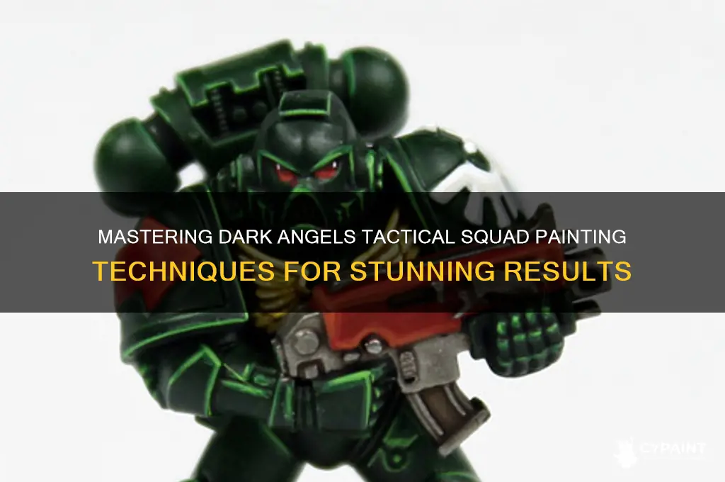 how to paint dark angels tactical squad
