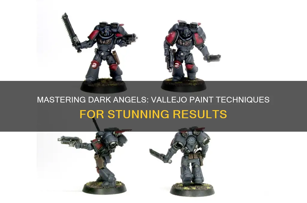 how to paint dark angels with vallejo paints