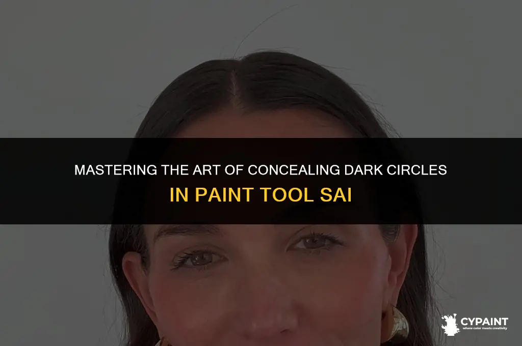how to paint dark circles under eyes paint tool sai