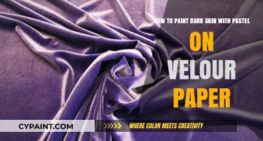 Mastering the Art of Dark Skin Tones with Pastels on Velour