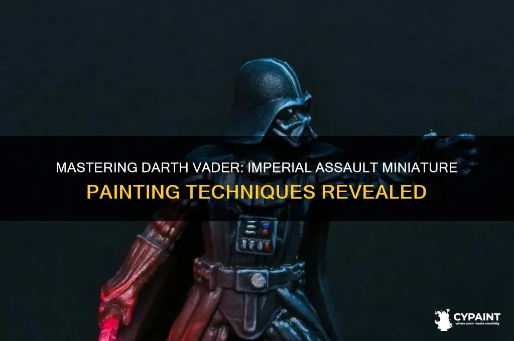 how to paint darth vader imperial assault
