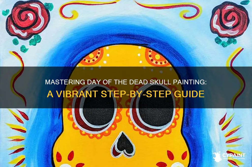 how to paint day of the dead skulls