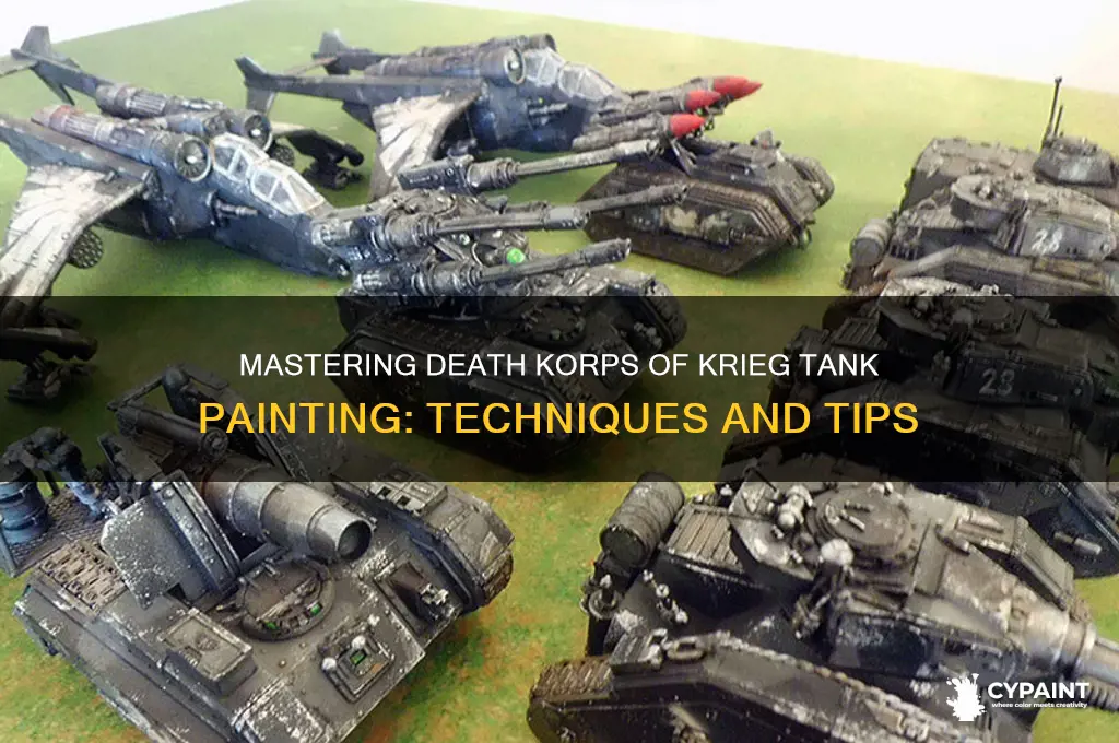 how to paint death korps of krieg tanks