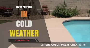 Cold Weather Deck Painting: Tips for a Flawless Finish