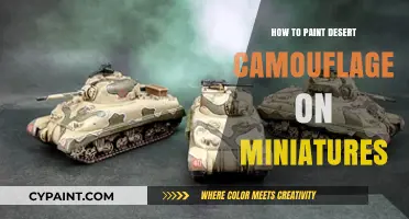 Mastering Desert Camouflage: Techniques for Painting Miniatures Realistically