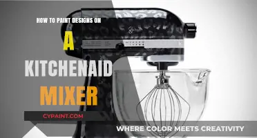 Creative KitchenAid Makeover: Painting Unique Designs on Your Mixer