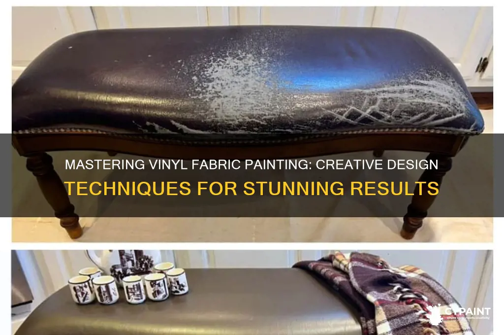 how to paint designs on vinyl fabric