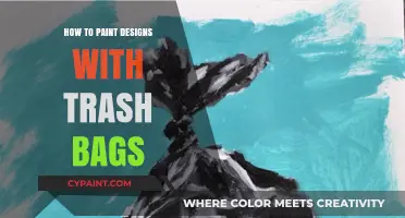 Creative Upcycling: Painting Unique Designs Using Trash Bags