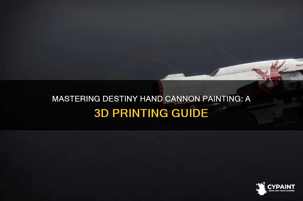 how to paint destiny hand cannons 3d print