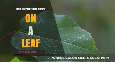Mastering Dew Drop Art: Painting Realistic Water Drops on Leaves