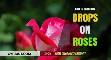 Mastering Dew Drop Art: Painting Realistic Rose Moisture Techniques