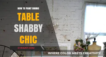 Transform Your Dining Table with Shabby Chic Painting Techniques