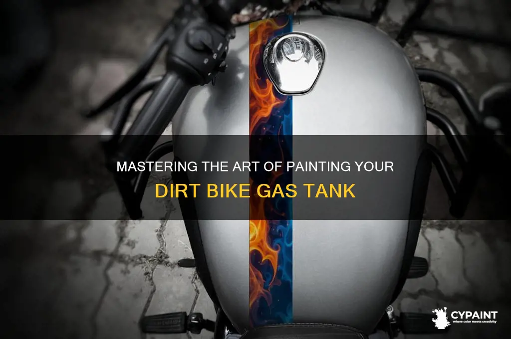how to paint dirt bike gas tank
