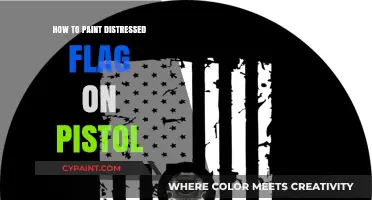 DIY Distressed Flag Pistol Painting: Step-by-Step Guide for a Patriotic Look