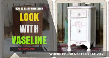Create a Vintage Distressed Paint Effect Using Vaseline: Easy DIY Guide