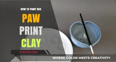 Create Cherished Keepsakes: Painting Dog Paw Print Clay Step-by-Step