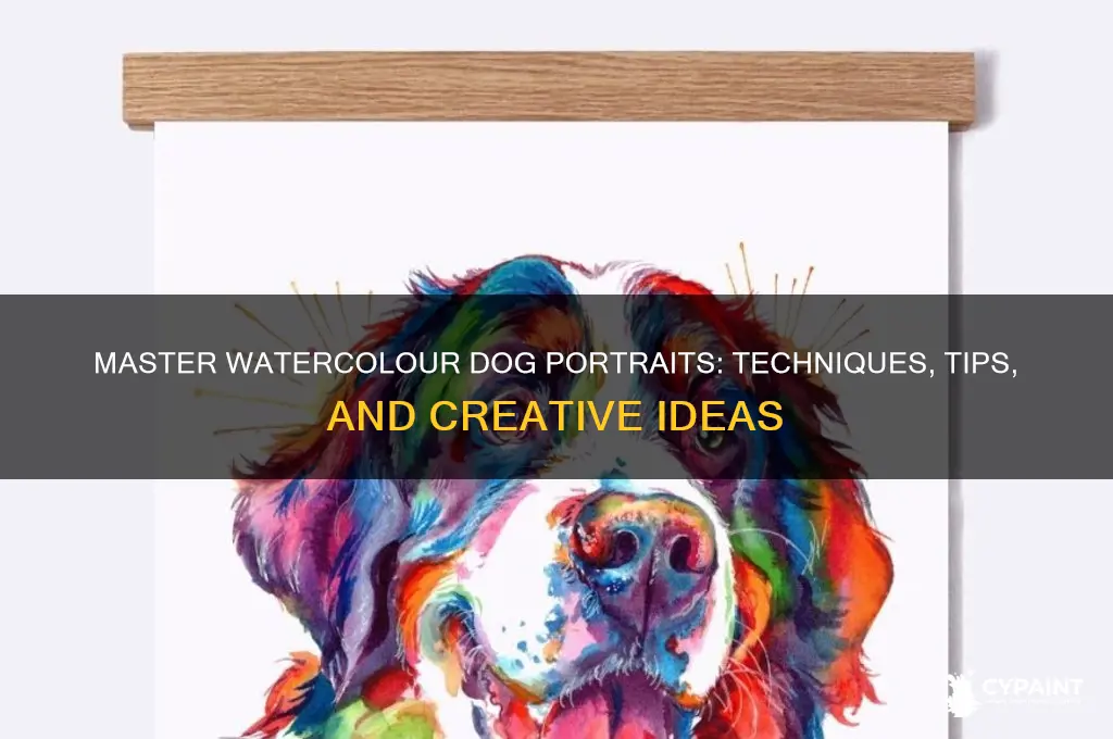 how to paint dog portraits in watercolour