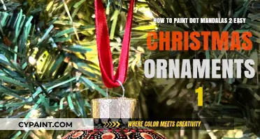 Creating Festive Dot Mandalas: Easy Christmas Ornament Tutorial