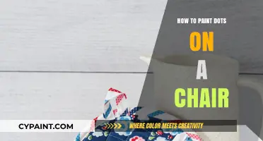 Creative Dot Painting: Transform Your Chair with Easy Polka Dot Techniques