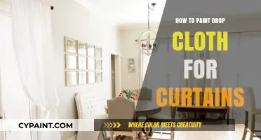DIY Drop Cloth Curtains: Easy Painting Techniques for Stylish Window Treatments
