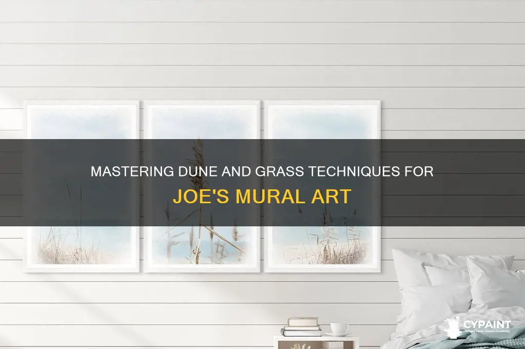 how to paint dunes and grass joe mural