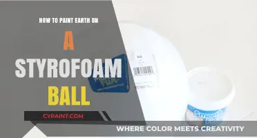 Painting Earth on Styrofoam: A Step-by-Step Guide for Beginners