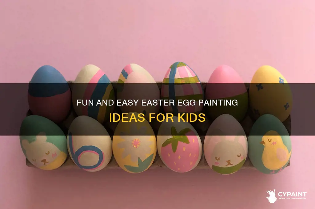 how to paint easter eggs for kids