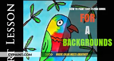 Easy Flying Birds: Painting Whimsical Backgrounds