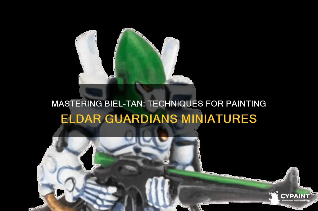 how to paint eldar guardians biel-tan