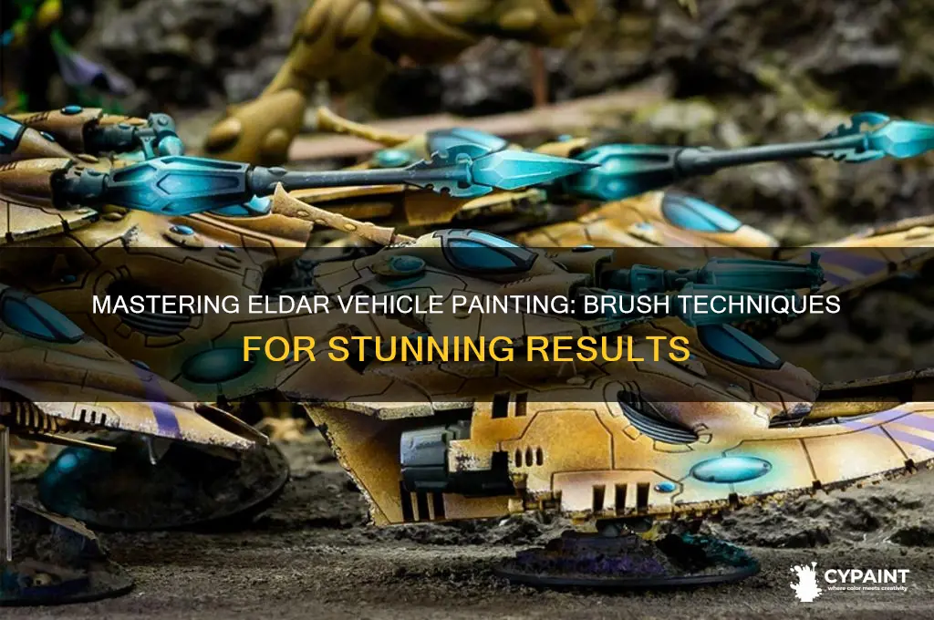 how to paint eldar vehicles without a airbrush