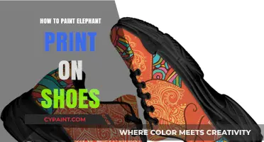 Creative DIY: Painting Elephant Print on Shoes Step-by-Step Guide
