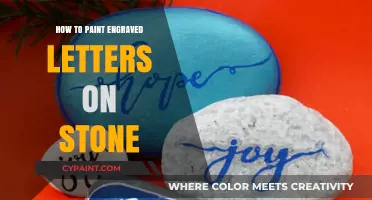 Mastering Stone Engraving: Painting Techniques for Stunning Letter Art