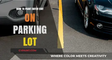 Easy Guide to Painting Clear Enter/Exit Signs on Parking Lots