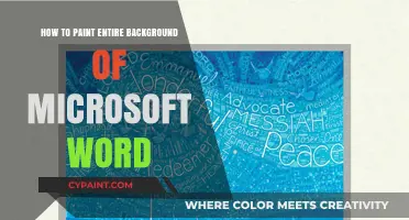 Mastering Microsoft Word: Effortlessly Paint Your Entire Document Background