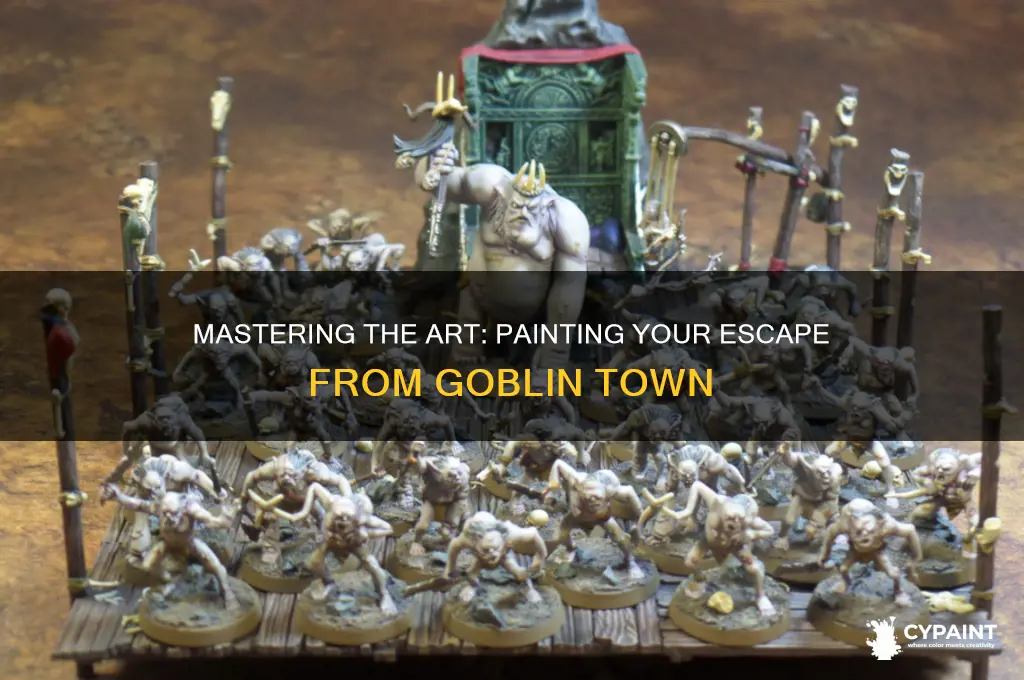 how to paint escape from goblin town