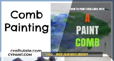 Creating Even Paint Comb Lines: A Simple Guide