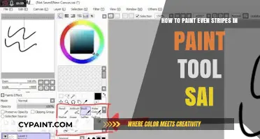 Creating Even Stripes in Paint Tool Sai