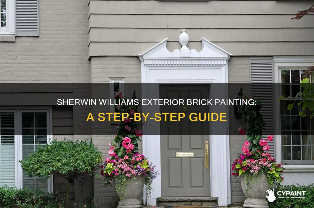 how to paint exterior brick sherwin williams