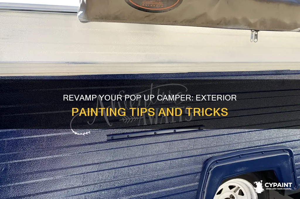 how to paint exterior pop up camper
