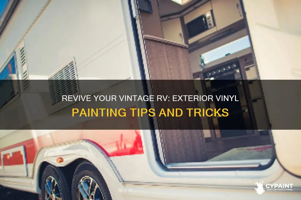 how to paint exterior vinyl vintage rv