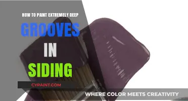 Mastering Deep Groove Painting: Techniques for Siding Perfection