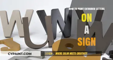 Mastering Extruded Letter Painting: A Step-by-Step Guide for Sign Artistry