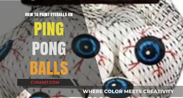 Mastering Mini Eyes: Painting Realistic Eyeballs on Ping Pong Balls