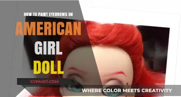 Mastering Doll Beauty: Painting Perfect Eyebrows on American Girl Dolls